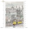 Lisbon, Lizbona, Portugalia, tramwaj, architektura miast, zabytek, zabytki, ulica, retro, autorka grafiki Magda Stanczew, R934, Portugal, tram, city architecture, monument, street, Lissabon, Straßenbahn, Stadtarchitektur, Denkmal, Denkmäler, Straße, Lisbo